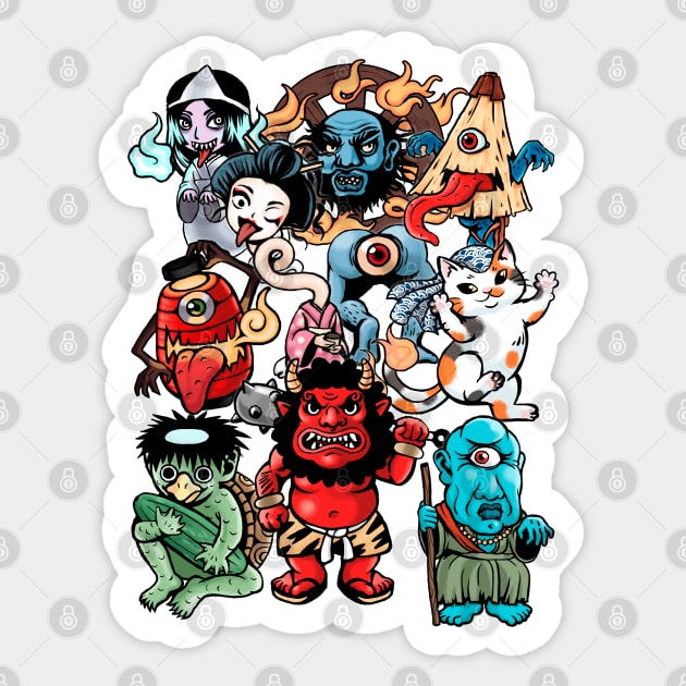 Yokai Sticker by Studio Marimo